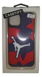 Funda Rigida Casetify 3d - iPhone 13,logo Jordan Azul Y Rojo