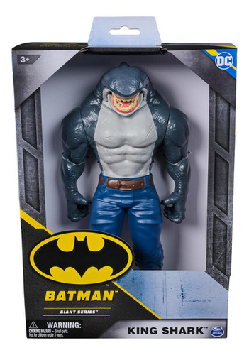 Muñeco Accion Dc 30cm Grandes 67881 Batman King Shark Regalo