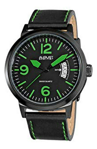 Reloj Negro De Acero Para Hombre.