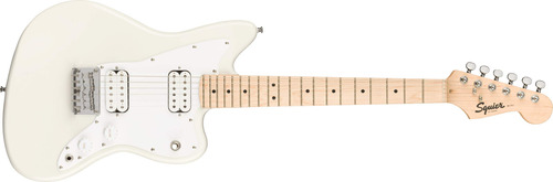 Squier Mini Jazzmaster - Guitarra Eléctrica, Blanco Olímp.