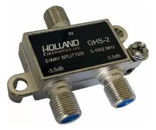 Divisor De Sinal Antena 1x2 Blindado Holland Uhf Vhf