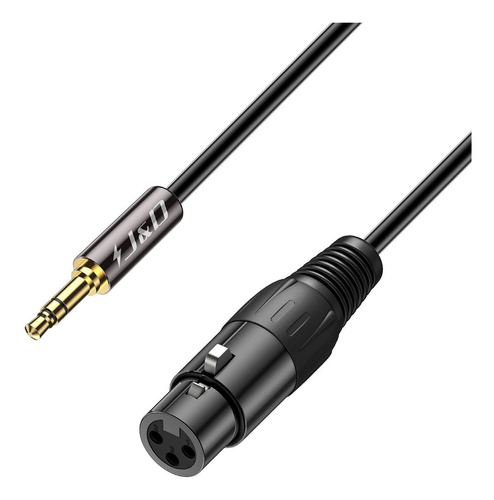 A 0.138 In Cable Microfono Pvc Carcasa Xlr Dama 1 8 Trs