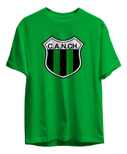 Remera Nueva Chicago Logo En El Pecho Simple Color Verde