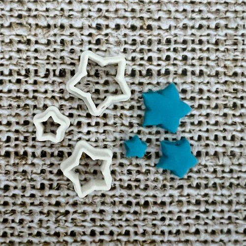  Cortante Galletita Set De Mini Estrellas X 3 / Lauacu