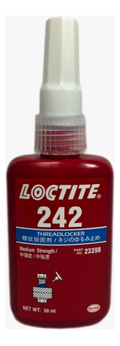 Loctite 242 | Fijador De Roscas | Resistencia Media | 50 Ml