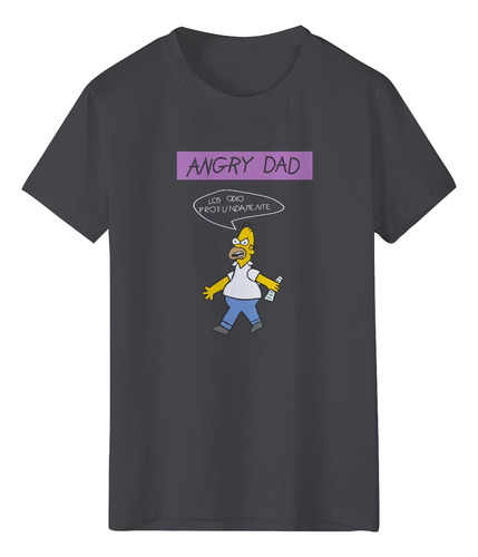 Polera De Los Simpsons , Papá Enojado, Angry Dad