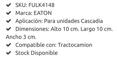 Sensor Velocidad Eaton Fuller Fulk4148