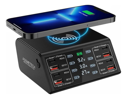Estación Carga Rápida Conexión Usb, Mxcgw-002, 2pzas, 100w,