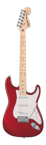 Guitarra eléctrica Squier by Fender Standard Stratocaster de pino candy apple red laca poliuretánica con diapasón de arce