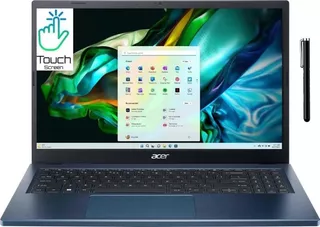 Acer Aspire 3 Touch Slim Laptop En Azul Ryzen 5 De 4 Núcleos