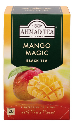 Ahmad Tea Mango Magic Black Tea, Cajas De 20 Unidades (paqu.
