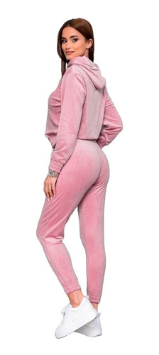 Imagen 4 de 6 de Pijama De Mujer Plush Supersoft Con Trama Lunares Art - 5610