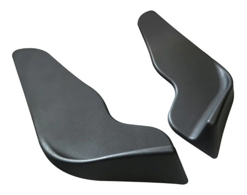 Imagen 1 de 9 de Lip Universal Delantero Front Splitter 2pzas. Plastico Negro