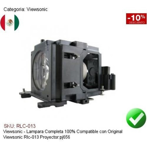 Lampara Compatible Proyector Viewsonic Rlc-013 Pj656