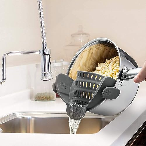 Kitchen Gizmo Snap N Strain - Colador De Silicona Ajustable