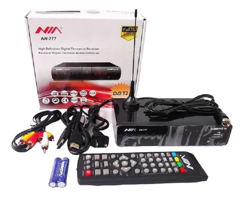 Decodificador Tdt Tv Digital Wifi Dvb T2 Youtube + Antena