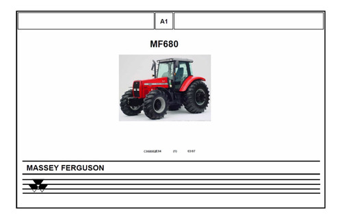 Manual Repuestos Tractor Massey Ferguson 680