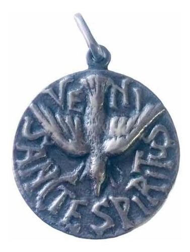 Medalla De Plata Del Espíritu Santo 3cms