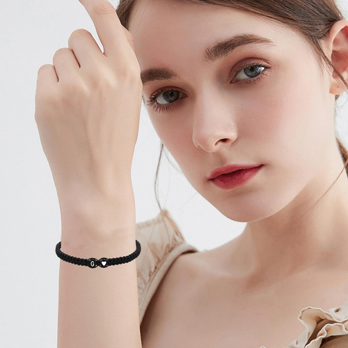 Pulsera Con Dije Inicial,pulsera Con Inicial Para Mujer |