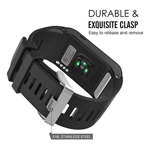 Correa De Reloj Moko Garmin Vivoactive Hr, De Silicona Suave