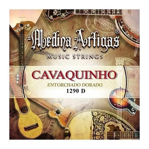 Encordado Cavaquinho Wound Dorado Medina Artigas 1290d