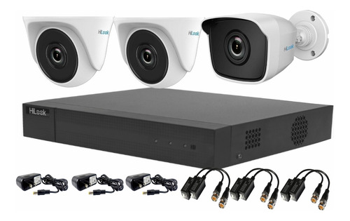 Combo Hikvision - Hilook Dvr 1080p 4ch +3 Cámaras 2mp(1080p)