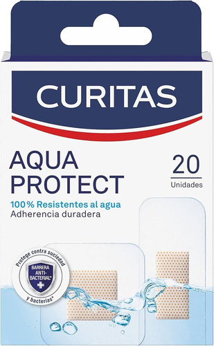 Curitas Aqua Protect Resistente Al Agua 20pz