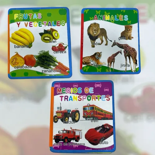 Libro Didáctico X3 Modelos Para Bebés Libro Fomi