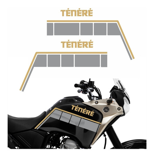 Adesivo Yamaha Tenere 250 Personalizado Tnr036 Compatível