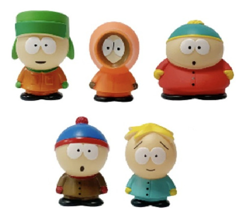 Set 5 Figuras De South Park Mtv Dibujos Toon Juguete