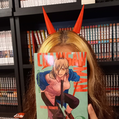 Imagen 3 de 6 de Hebilla Cuernos Power Chainsaw Man Cosplay Gastovic Anime