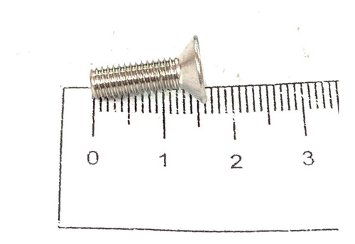 Parafuso Chato Allen M5 X 16mm Inox - 20 Peças