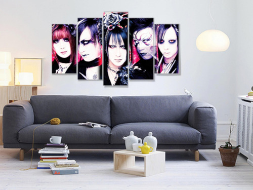 Kit Quadro Decorativo Sala Grande E Quarto J Pop Visual Kei