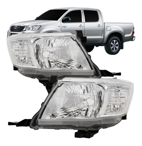 Par Farol Hilux Sr Srv 2012 2013 2014 Cromado