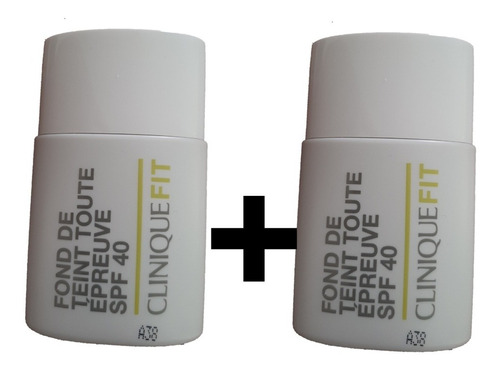 Pack 2 Clinique Fit Workout Base Maquillaje Spf 40 Deporte  