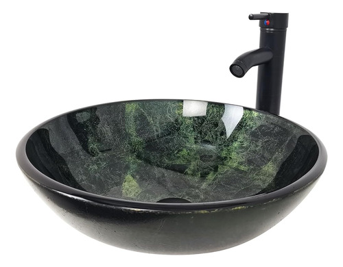 Yimai Ingenuity Vessel Sink 16.5  Lavabos De Baño Vidrio Tem