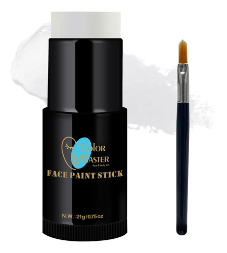 Colormaster - Pintura Facial Blanca Para El Cuerpo (0.75 Onz