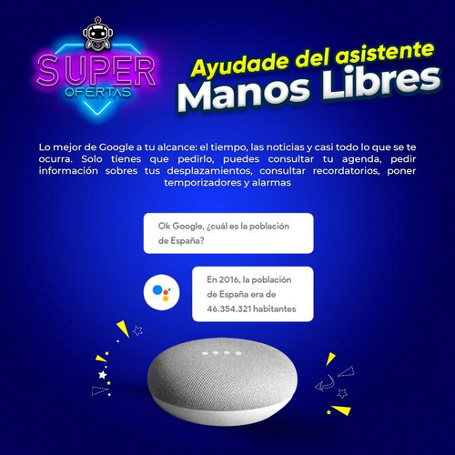 Imagen 2 de 5 de Google Home Mini O R I G I N A L E S - Caja Sellados Nuevos