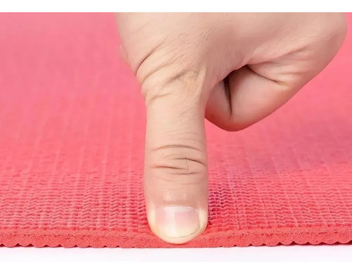 Colchoneta Mat Yoga Pvc 4mm Pilates Alfombra Ejercicio Bolsa