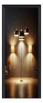 Comprar Vinilo Para Puerta Iluminacion Bellas Lamparas Y Velas C2
