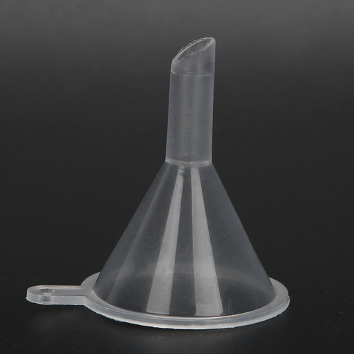 Funil De Plástico Transparente Pequeno, 100 Peças De Corda