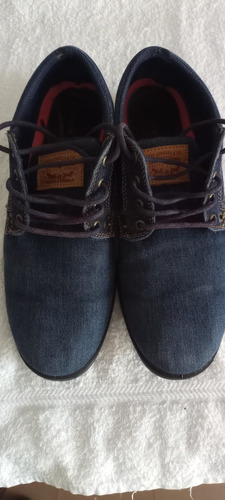 Zapatos Levis Para Hombre Azules Talla 39 Usados