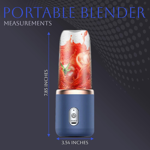 Licuadora Portátil Paramexview® Para Jugos Y Batidos Con 6 C