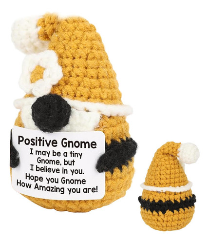 Muñeca De Gnomos De Punto Adorno De Gnomo Positivo Gnomo De