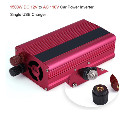 1500w Power Inverter Dc 12v To Ac 110v Car Converter Usb