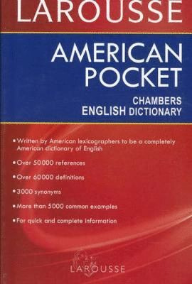 Libro American Pockey Chambers Enflish Dictionary