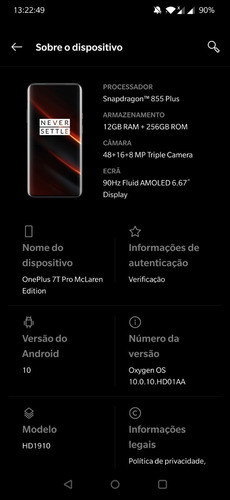 Celular Oneplus Mclaren Edition