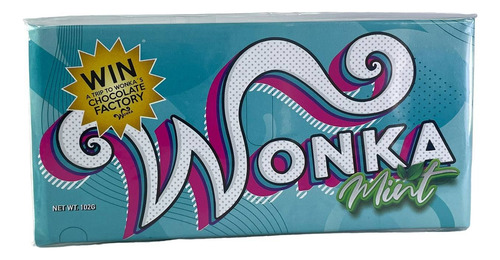 Chocolate Wonka Barra Sabor Choco Menta 102g