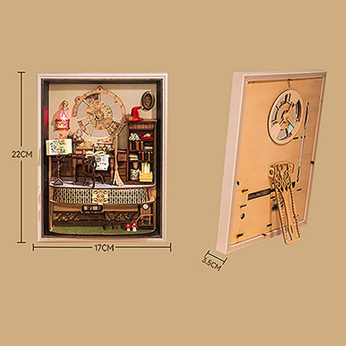 Kit De Casa De Muñecas En Miniatura Diy, Rompecabezas De