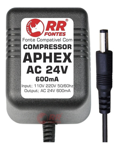 Fonte 24vac 600ma Para Compressor Aphex 104 Aural Exciter